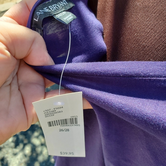 LANE BRYANT PURPLE TOP SIZE 26/28 - Picture 7 of 7